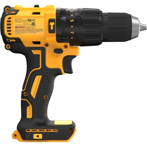 Аккумуляторная ударная дрель-шуруповерт DEWALT DCD778D2T, 18 В, 1750 об/мин, 29750 уд/мин, с 2 АКБ 2 Ач и ЗУ, в кейсе TSTAK (DCD778D2T-QW) фото 6