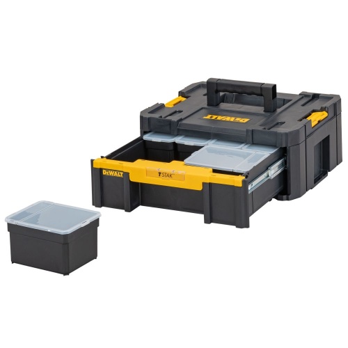 Ящик-органайзер DEWALT TSTAK DWST1-70705, выдвижной, 6 отделений, 9.5 л фото 4 Ящик-органайзер DEWALT TSTAK DWST1-70705, выдвижной, 6 отделений, 9.5 л фото 4