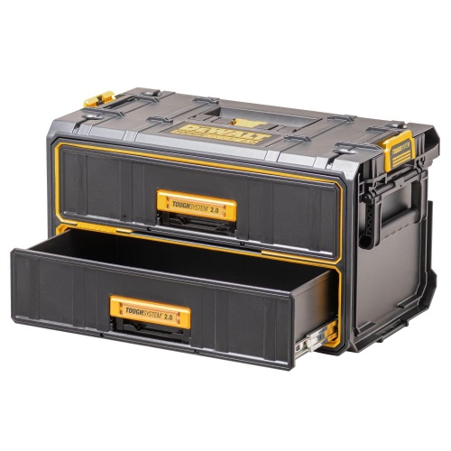 Ящик для инструмента DEWALT TOUGHSYSTEM DWST83529-1, выдвижной, 2 отделения, 51 л фото 8 Ящик для инструмента DEWALT TOUGHSYSTEM DWST83529-1, выдвижной, 2 отделения, 51 л фото 8