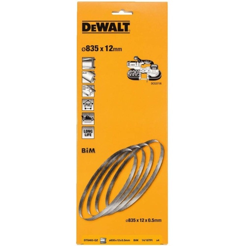 Полотно DEWALT DT8463, DCS371 14-18TPI, (4 шт.)