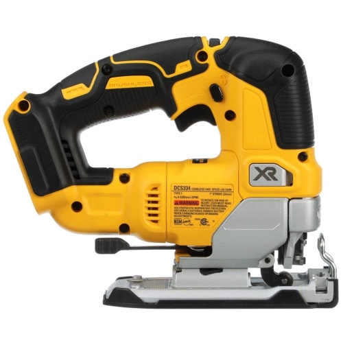 Аккумуляторный лобзик DEWALT DCS334N, 18 В, без АКБ и ЗУ, (DCS334N-XJ) фото 4