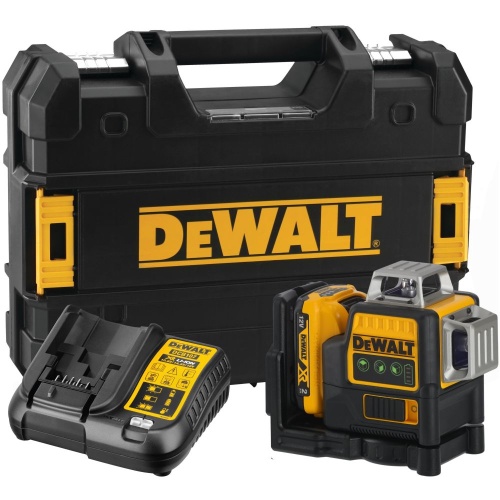 Аккумуляторный лазерный нивелир DEWALT DCE089D1G, 12 В, зеленый луч, 35 м, с АКБ 2 Ач и ЗУ, в кейсе TSTAK (DCE089D1G-QW) фото 10 Аккумуляторный лазерный нивелир DEWALT DCE089D1G, 12 В, зеленый луч, 35 м, с АКБ 2 Ач и ЗУ, в кейсе TSTAK (DCE089D1G-QW) фото 10