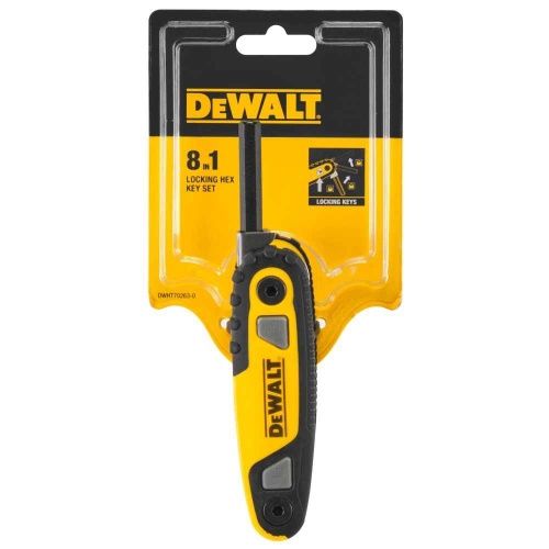 Набор шестигранных ключей DEWALT DWHT0-70263, 1.5-8 мм, 8 шт. фото 6