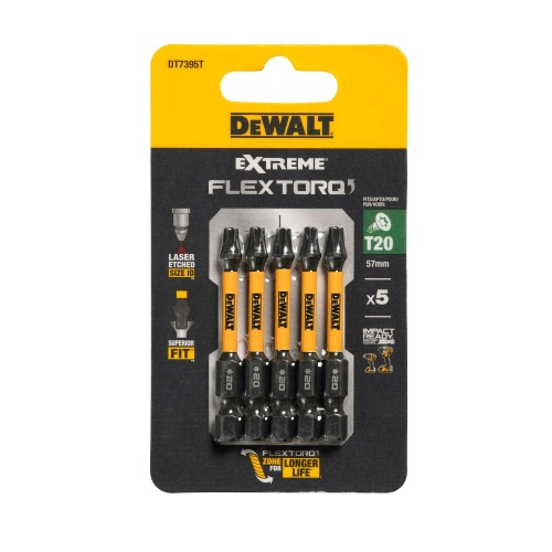 Бита DEWALT T20, 50 мм HEX, 5 шт. (DT7395T-QZ) Бита DEWALT T20, 50 мм HEX, 5 шт. (DT7395T-QZ)