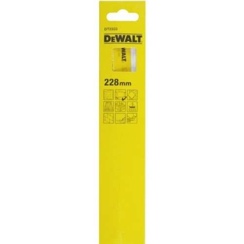 Полотно DEWALT DT2333, с карбид-вольфрамовой кромкой для сабельной пилы 228 мм