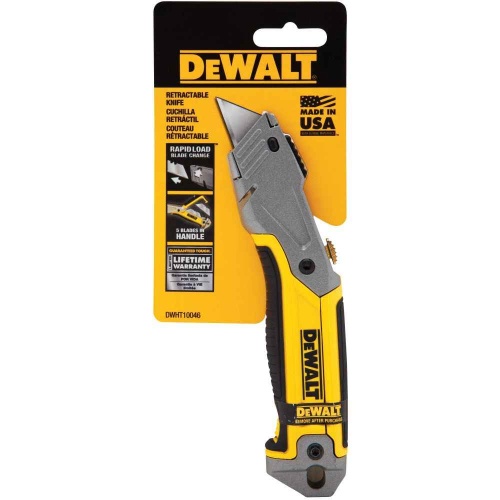 Нож DEWALT DWHT10046-0, с выдвижным лезвием фото 4