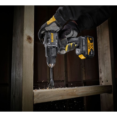 Ударная дрель-шуруповерт DEWALT DCD100M2T, 18 В, 1650 об/мин, 28050 уд/мин, с 2 АКБ 4 Ач и ЗУ, в кейсе TSTAK (DCD100M2T-QW) фото 3