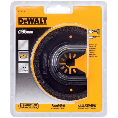 Пильный диск по мультиматериалу DEWALT DT20718, для реноватора, 95 мм фото 3