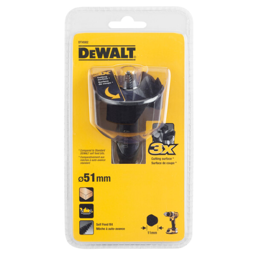 Сверло Форстнера по дереву DEWALT DT4582, 51x87x122 мм, 1 шт. (DT4582-QZ) фото 2