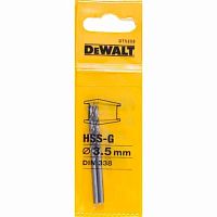 Сверло DEWALT DT5208, по металлу HSS-G, 3.5 x 70 x 39 мм, 2 шт.