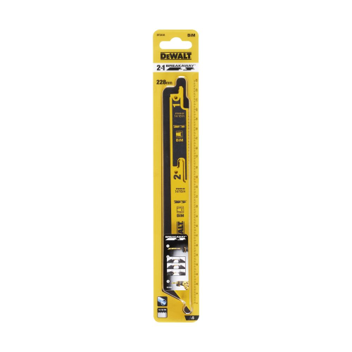 Полотна для сабельных пил Bi-Metal DT2416 DEWALT, 228 мм, TPI 14/18, 5 шт фото 3 Полотна для сабельных пил Bi-Metal DT2416 DEWALT, 228 мм, TPI 14/18, 5 шт фото 3