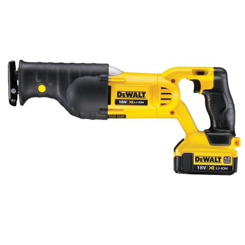 Аккумуляторная сабельная пила DEWALT, 18 В, 2950 ход/мин, c 2 АКБ 4 Ач и ЗУ, в кейсе, (DCS380M2-QW) фото 4