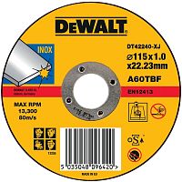 Диск отрезной DEWALT 115х22.23х1 мм (DT42240-XJ)