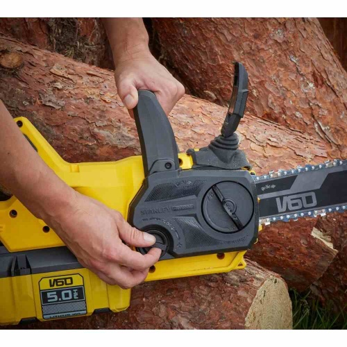 Аккумуляторная цепная пила STANLEY FATMAX V60, 54 В, 35 см, 13.4 м/с, без АКБ и ЗУ (SFMCCSB664B-XJ) фото 4 Аккумуляторная цепная пила STANLEY FATMAX V60, 54 В, 35 см, 13.4 м/с, без АКБ и ЗУ (SFMCCSB664B-XJ) фото 4