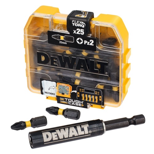 Бита DEWALT PZ2, 25 мм, шестигранный (HEX), (DT70564T-QZ) фото 2