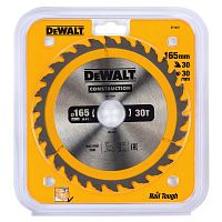 Диск пильный  DEWALT CONSTRUCTION DT1937, 165/30 мм.