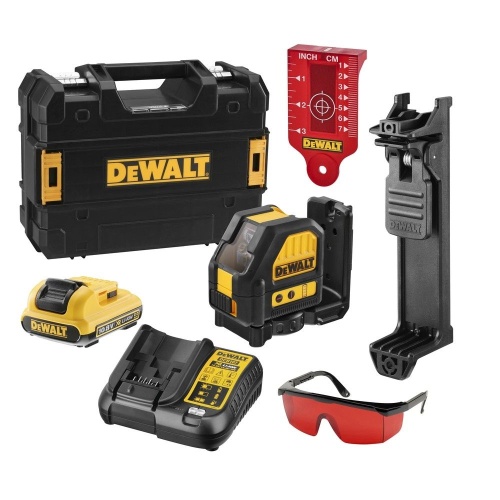 Самовыравнивающийся линейный КРАСНЫЙ лазерный уровень DEWALT DCE088D1R Самовыравнивающийся линейный КРАСНЫЙ лазерный уровень DEWALT DCE088D1R