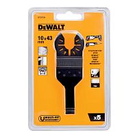 Погружное пильное полотно DEWALT DT20726, биметаллическое 43 x 10 мм, 5 шт. для DT20706