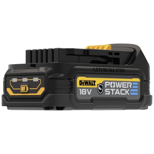 Аккумулятор DEWALT POWERSTACK DCBP034G, маслостойкий, Li-Ion, 18 В, 1.7 Ач (DCBP034G-XJ) фото 6