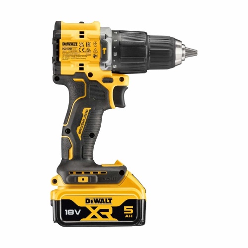 Дрель-шуруповерт ударная DEWALT DCD100YP2T, 18В, 68 Нм, в кейсе TSTAK, (DCD100YP2T-QW) фото 5