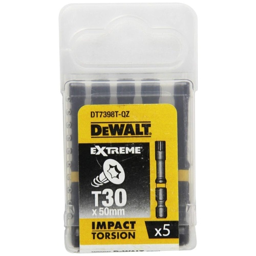 Биты DEWALT DT7398T, T30 x 50 мм, 5 шт. Биты DEWALT DT7398T, T30 x 50 мм, 5 шт.