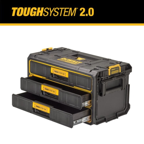 Модуль для инструментов DEWALT TOUGHSYSTEM 2.0, с 3-мя выдвижными ящиками, DWST08330-1 фото 4 Модуль для инструментов DEWALT TOUGHSYSTEM 2.0, с 3-мя выдвижными ящиками, DWST08330-1 фото 4