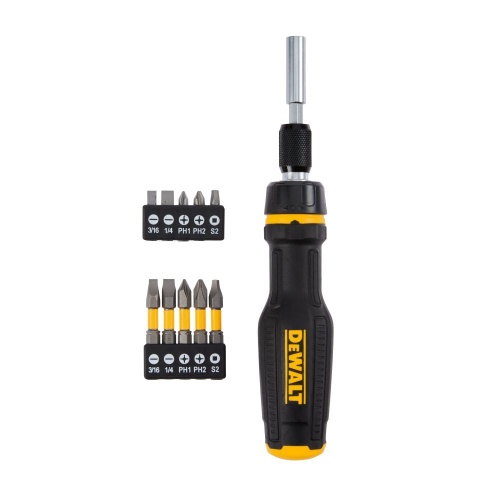 Отвертка DEWALT, телескопическая, со сменными битами, 10 бит, DWHT68001-0 фото 2 Отвертка DEWALT, телескопическая, со сменными битами, 10 бит, DWHT68001-0 фото 2