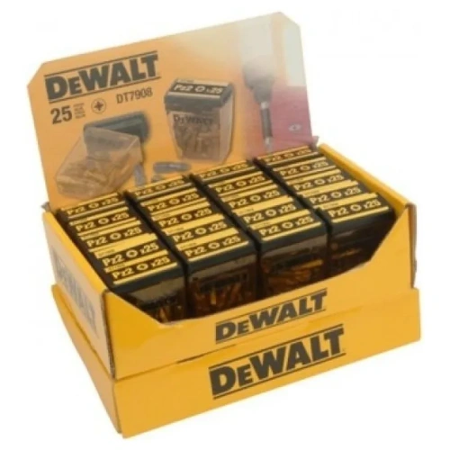 Набор бит DEWALT PZ2 50мм 20шт. DP73-QZ фото 2 Набор бит DEWALT PZ2 50мм 20шт. DP73-QZ фото 2