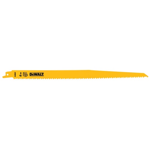 Полотно DEWALT DT2350, по дереву для сабельных пил биметаллическое, BiM, 305 x 4.2 мм, S1411DF, 5 шт. фото 5