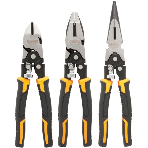 Набор DEWALT: плоскогубцы DWHT70228 + длинногубцы DWHT70230 + кусачки DWHT70229, DWHT0-70485 Набор DEWALT: плоскогубцы DWHT70228 + длинногубцы DWHT70230 + кусачки DWHT70229, DWHT0-70485