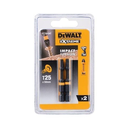 Биты Торкс DEWALT DT70534T, 25 50 мм, 2 шт. Биты Торкс DEWALT DT70534T, 25 50 мм, 2 шт.