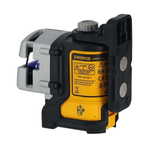 Линейный лазерный нивелир DEWALT, на батарейках, самовыравнивающийся, зеленый, 20 м, в кейсе (DW089CG-XJ) фото 8 Линейный лазерный нивелир DEWALT, на батарейках, самовыравнивающийся, зеленый, 20 м, в кейсе (DW089CG-XJ) фото 8