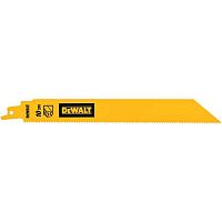 Полотно для сабельной пилы DEWALT DT90386, по металлу, 228 мм, 10 TPI, 5 шт. (DT90386-QZ)