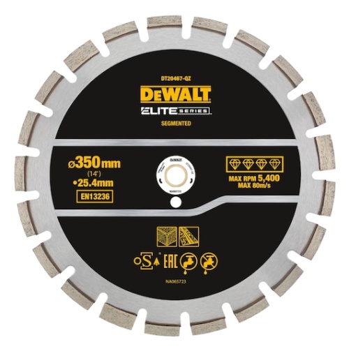 Алмазный отрезной диск DEWALT ELITE 350mm DT20467-QZ