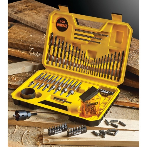 Набор сверл и насадок DEWALT DT71563, 100 предметов в пластиковом кейсе фото 9