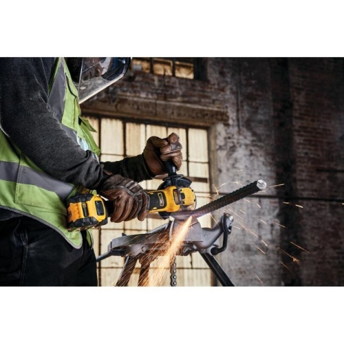 Аккумуляторная угловая шлифмашина DEWALT DCG409T1, 18/54 В, 125 мм, 9000 об/мин, с АКБ 6 Ач и ЗУ, в кейсе TSTAK (DCG409T1-QW) фото 9