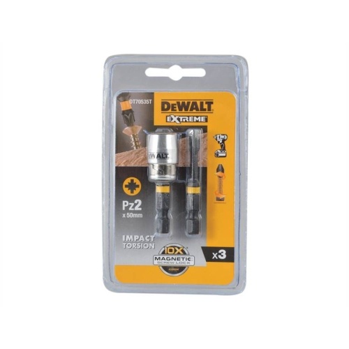 Биты DEWALT DT70535T, FLEXTORQ PZ2 50 мм, c магнитным держателем MAGNETIC SCREW LOCK Биты DEWALT DT70535T, FLEXTORQ PZ2 50 мм, c магнитным держателем MAGNETIC SCREW LOCK