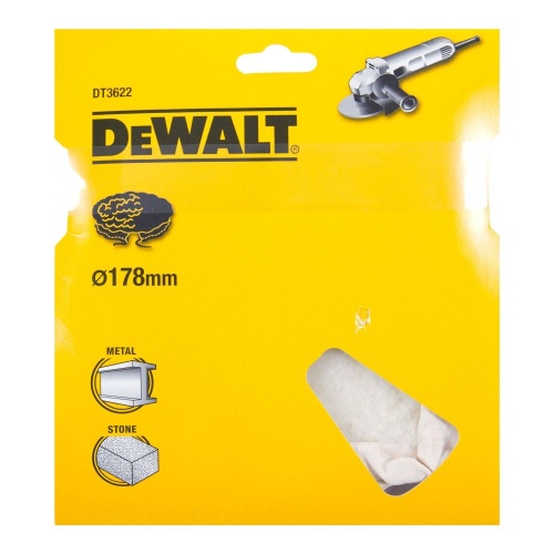 Полировальный колпак, шерстяной, 178мм DEWALT DT3622