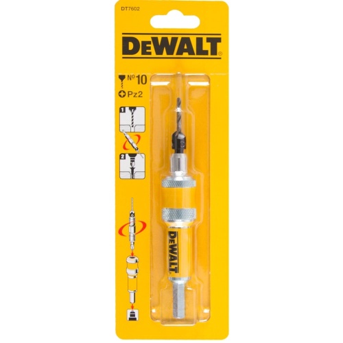 Быстросменный узел DEWALT DT7602, хвостовик, бита Pz2, пилотное сверло с зенкером для шурупов толщиной 5 мм, Flip&Drive фото 2 Быстросменный узел DEWALT DT7602, хвостовик, бита Pz2, пилотное сверло с зенкером для шурупов толщиной 5 мм, Flip&Drive фото 2