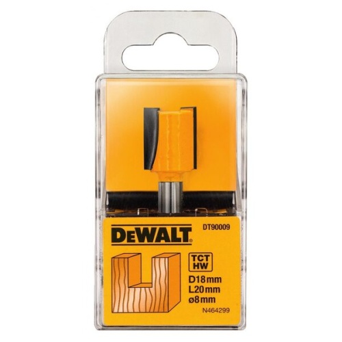 Фреза DEWALT DT90009-QZ Z2 HM 8 мм, 18 мм