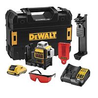 Самовыравнивающийся линейный КРАСНЫЙ лазерный уровень DEWALT DCE089D1R