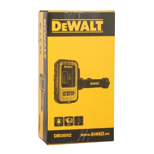 Детектор красного лазерного луча DEWALT DE0892, на батарейках, (DE0892-XJ) фото 4 Детектор красного лазерного луча DEWALT DE0892, на батарейках, (DE0892-XJ) фото 4