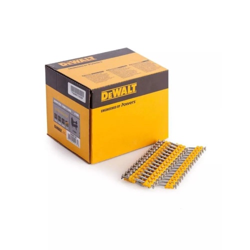 Гвозди DEWALT DCN8901045, для DCN890 по бетону, (Желтые) 2.6 x 45, оцинкованные, 510 шт./пачка фото 2