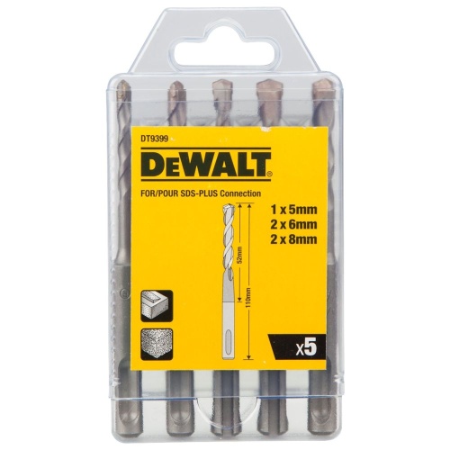 Набор буров Industrial 5 шт DEWALT DT9399