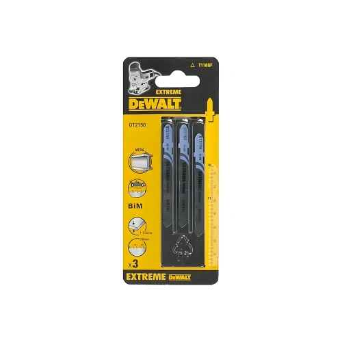 Пилки (3 шт., металл BIM T118GF) DEWALT DT2156