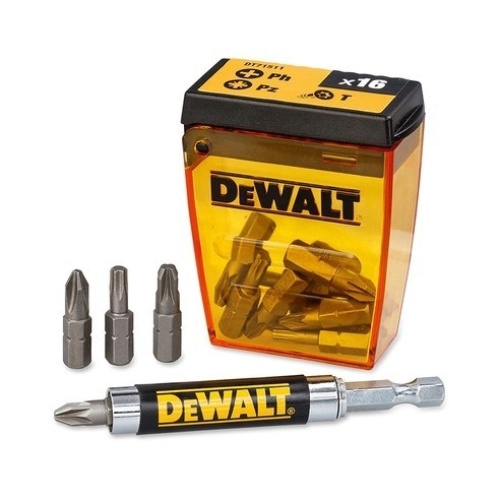 Набор биты DEWALT DT71511, 16 шт. пластиковый бокс Набор биты DEWALT DT71511, 16 шт. пластиковый бокс