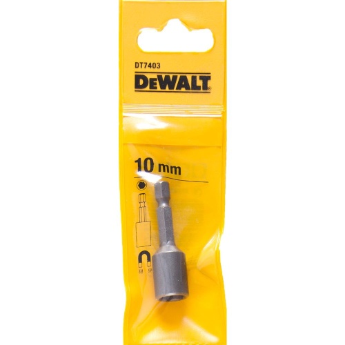 Торцевой ключ DEWALT DT7403, 1/4 дюйма, №10 x 50 мм, магнитный