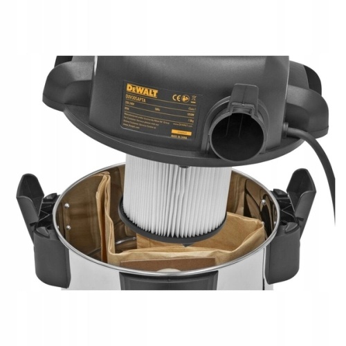 Строительный пылесос DEWALT DXV30SAPTA, 750 Вт, 30 л (DXV30SAPTA-QT) фото 4