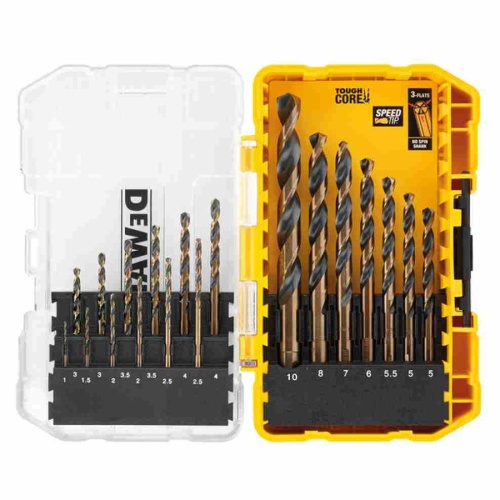 Набор сверл по металлу DEWALT DT70728, 1-10 мм, 19 шт. (DT70728-QZ) фото 3 Набор сверл по металлу DEWALT DT70728, 1-10 мм, 19 шт. (DT70728-QZ) фото 3