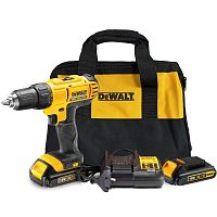 Аккумуляторная дрель-шуруповерт DEWALT DCD771S2, 18 В, 1500 об/мин, с 2 АКБ 1.5 Ач и ЗУ, в сумке (DCD771S2-QW)